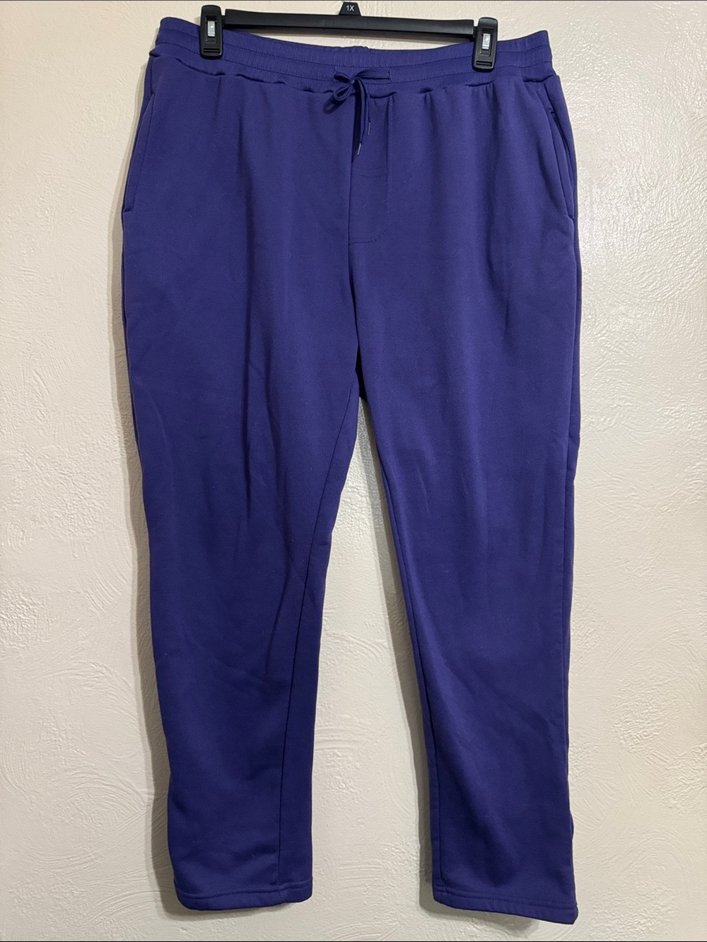 Men's Purple Drawstring Jogger Pants